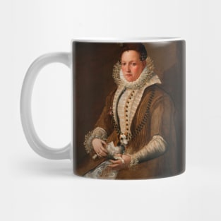 Portrait of a Lady with a Dog by Lavinia Fontana Mug